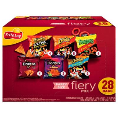 Frito-Lay Fiery Party Mix (28 ct) (assorted)