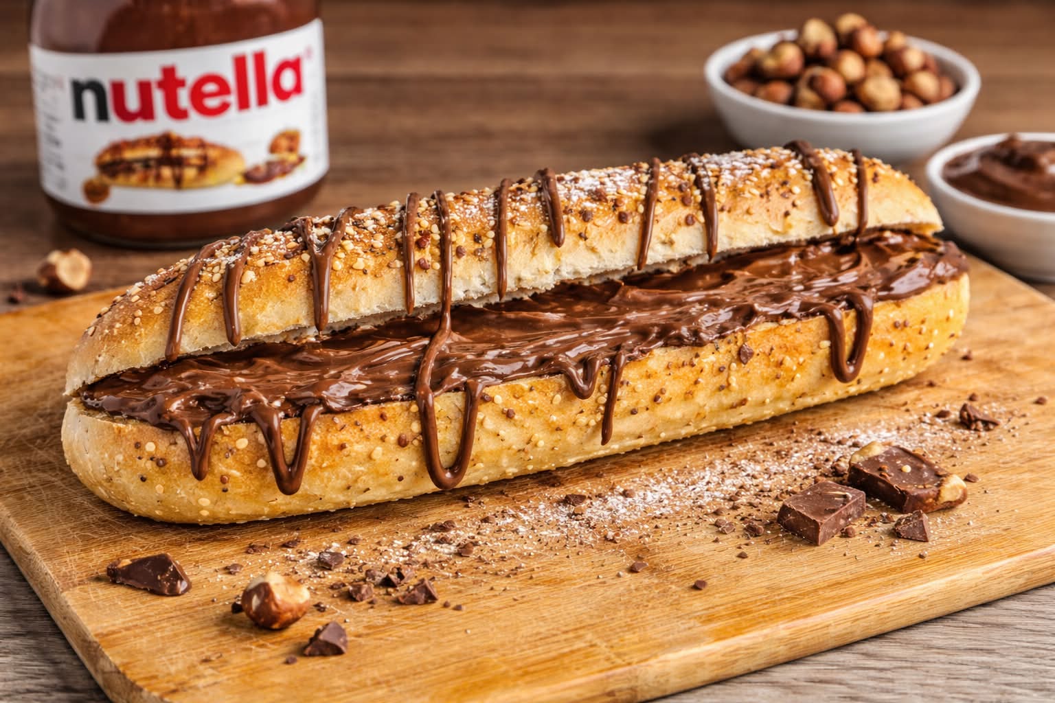 🥪🍫 Sandwich au Nutella doré au four