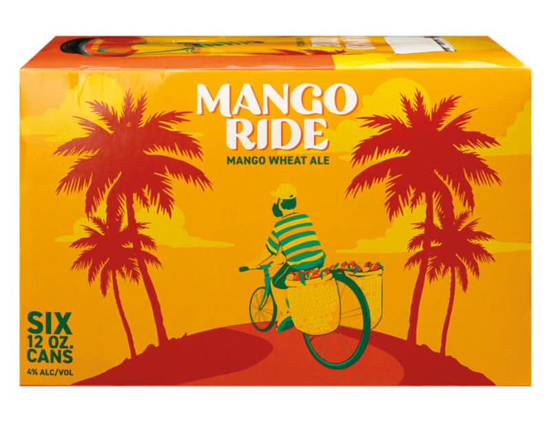 Mango Ride Wheat Ale Beer Can (6 x 12 fl oz)