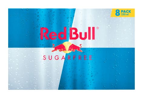 Red Bull Sugar Free Energy Drink (8 x 250ml)