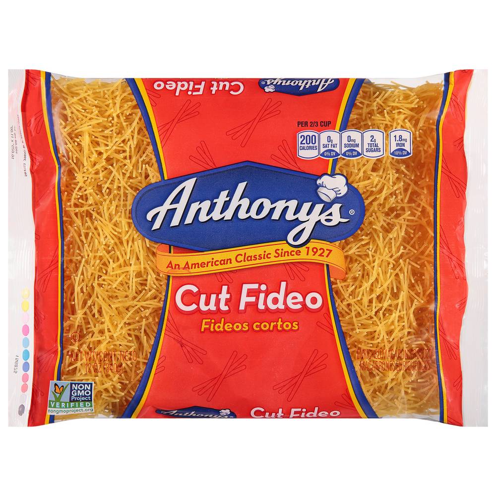 Anthonys Cut Fideo Pasta (12 oz)