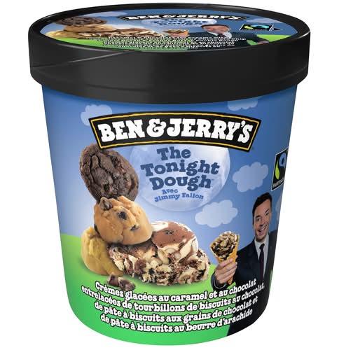 Ben & jerry's the tonight dough crème glacée - the tonight dough ice cream (caramel-chocolat)