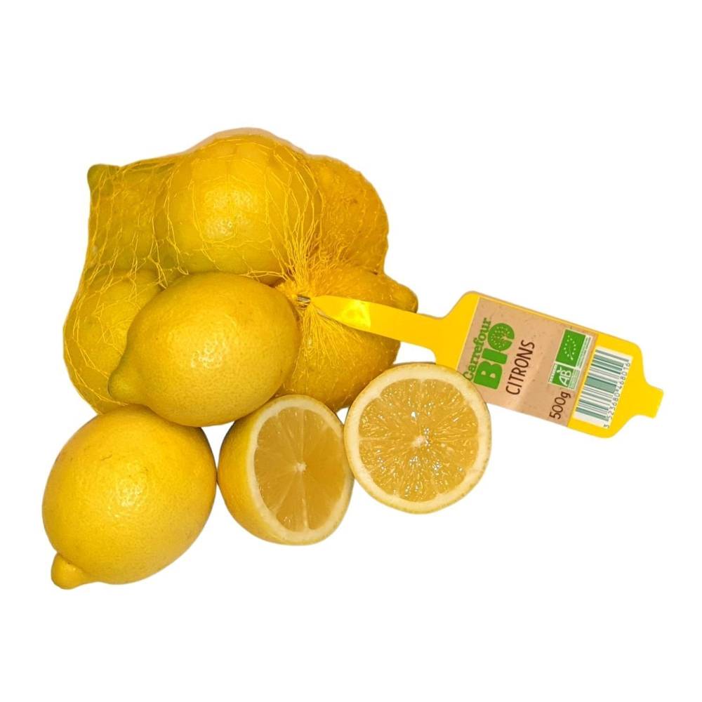 Carrefour Bio - Citrons jaunes