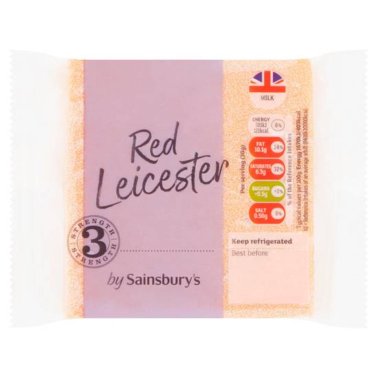 Sainsbury's Red Leicester Cheese 250g