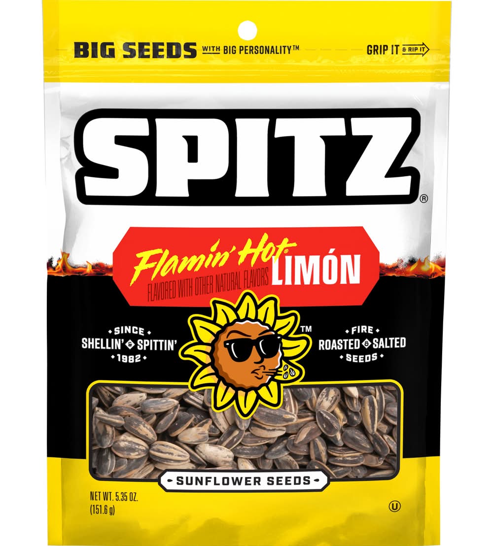 Spitz Flamin' Hot Sunflower Seeds, Limón (5.35 oz)