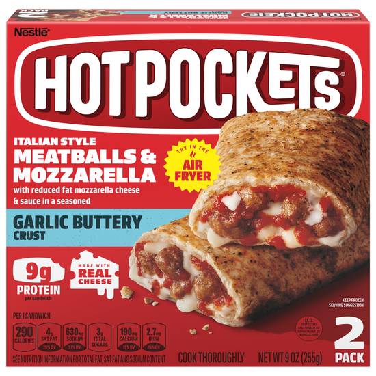 Nestle Hot Pockets Italian Style Meatballs and Mozzarella Sandwich (2 ct)