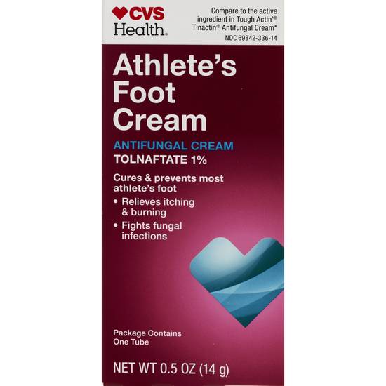CVS Health Athlete's Foot Antifungal Cream, 0.5 OZ