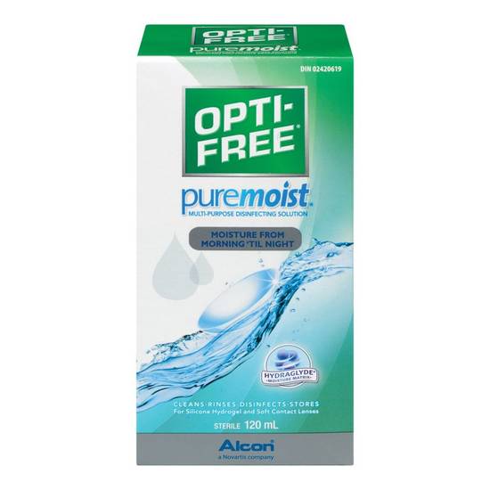 Opti-Free Puremoist Contact Lens Solution (120 ml)