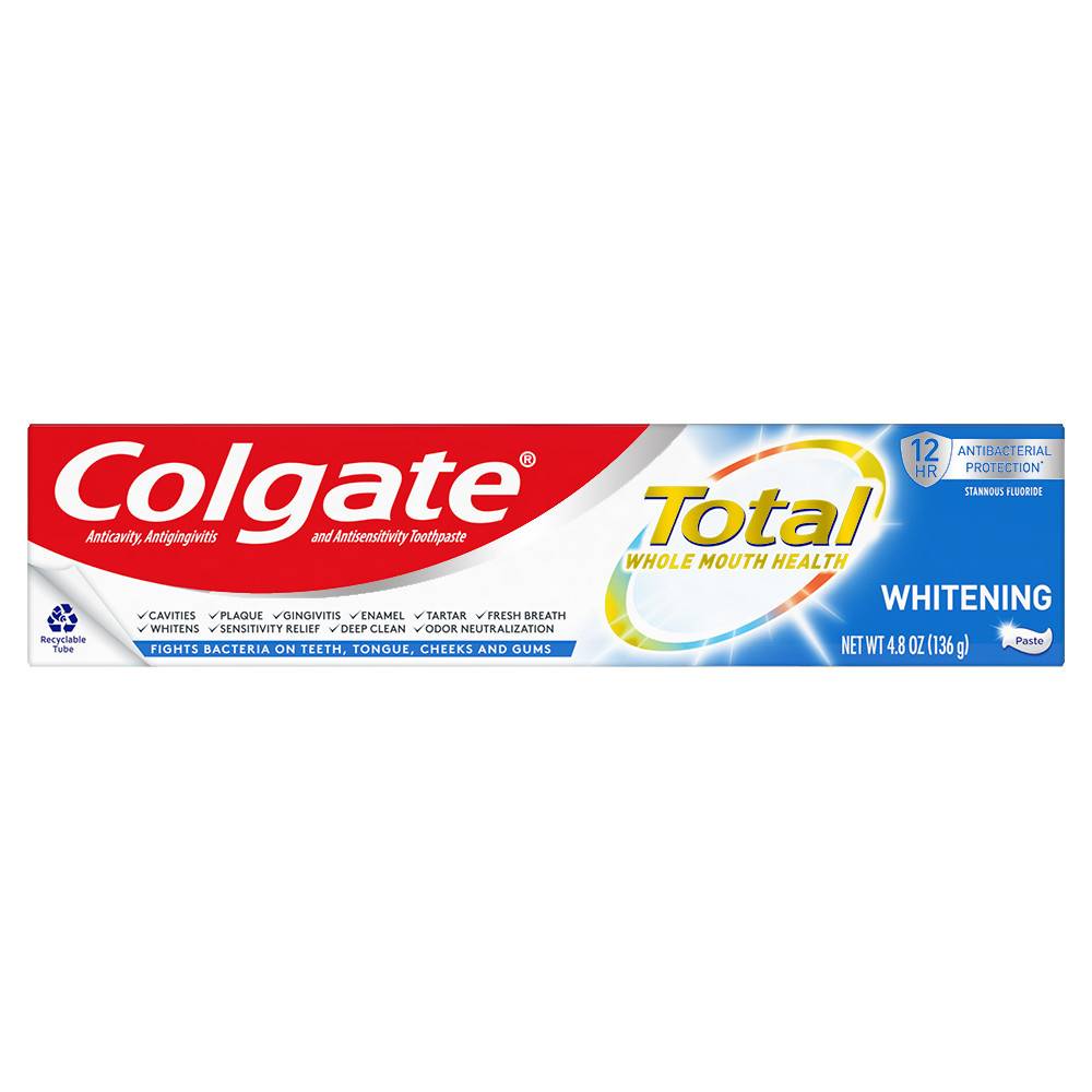 Colgate Total Whitening Toothpaste (4.8 oz)