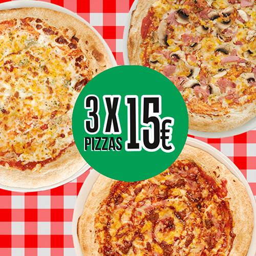Promo 3 Pizzas