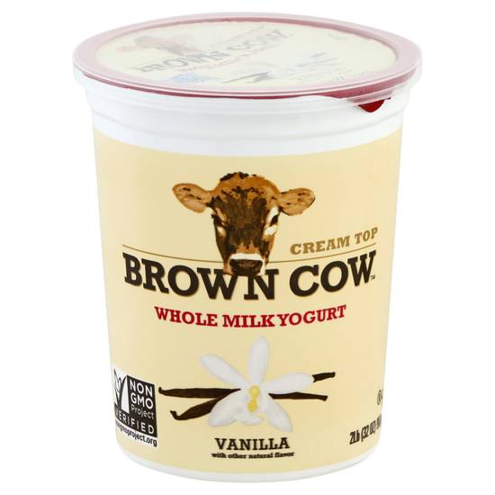 Brown Cow Cream Top Whole Milk Yogurt (vanilla)