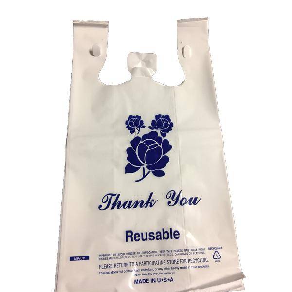 Ajm Metro Reusable Thank You T-Shirt Bag 11.5 X 6 X 21.6