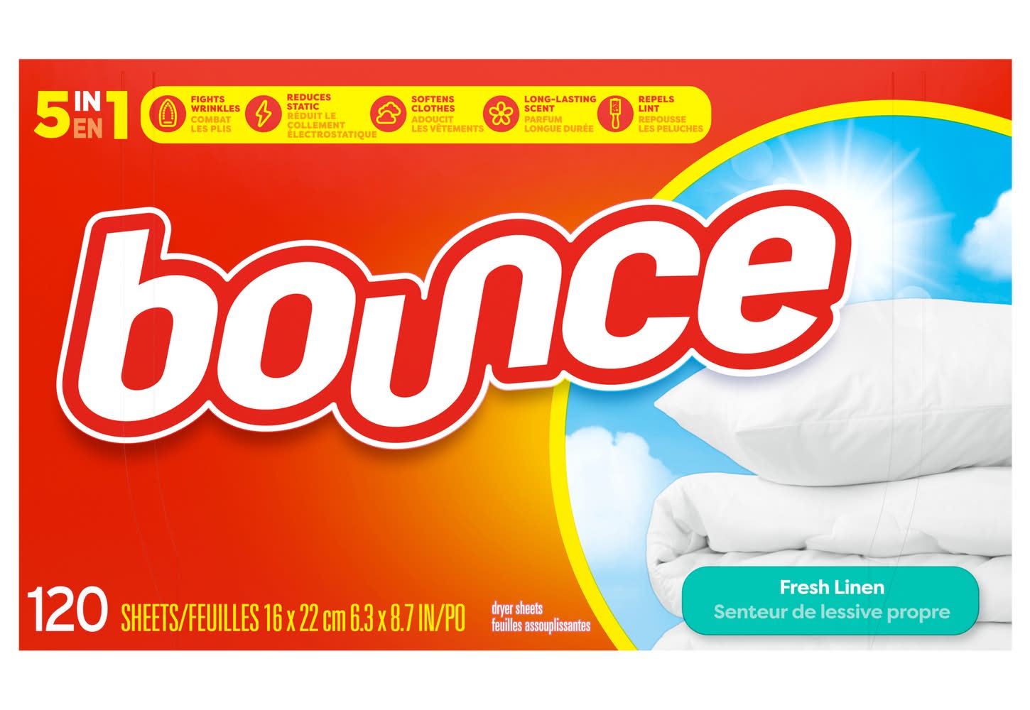 Bounce Fresh Linen Dryer Sheets (10.5 oz)