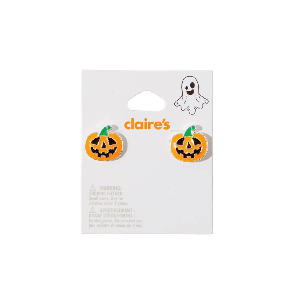 Claire's Halloween Pumpkin Earrings