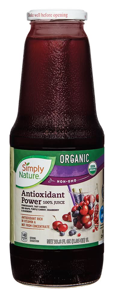 Simply Nature Organic Antioxidant Power 100% Juice (33.8 fl oz)