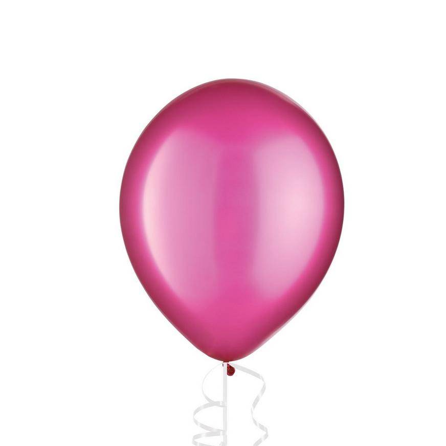 Party City Uninflated Pearl Balloon (12in/bright pink)