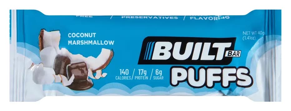 Built Bar Puffs Coconut Marshmallow