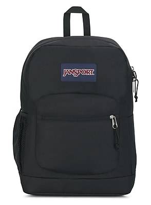 JanSport Cross Town Laptop Compatible Backpack, Medium, Black (JS0A7ZNZ008)