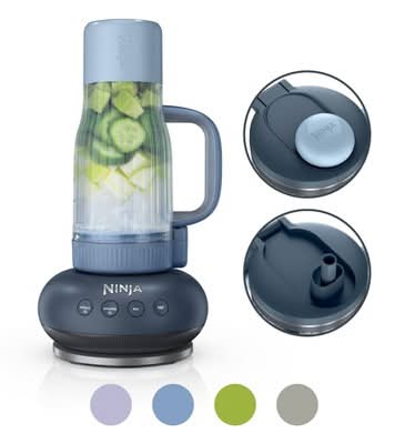 Ninja Blendboss Personal Smoothie Blender and Tumbler 26 oz, Cyberspace