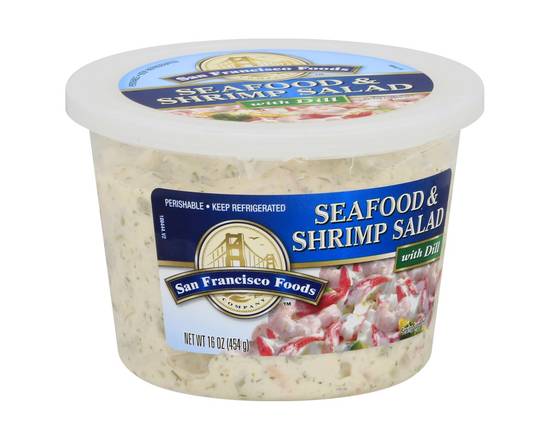 San Francisco Foods · Seafood & Shrimp Salad with Dill (16 oz)