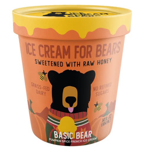 Ice Cream For Bears Basic Bear Pumpkin Spice French Ice Cream