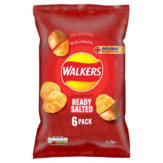 Walker's Multipack Crisps (ready salted)