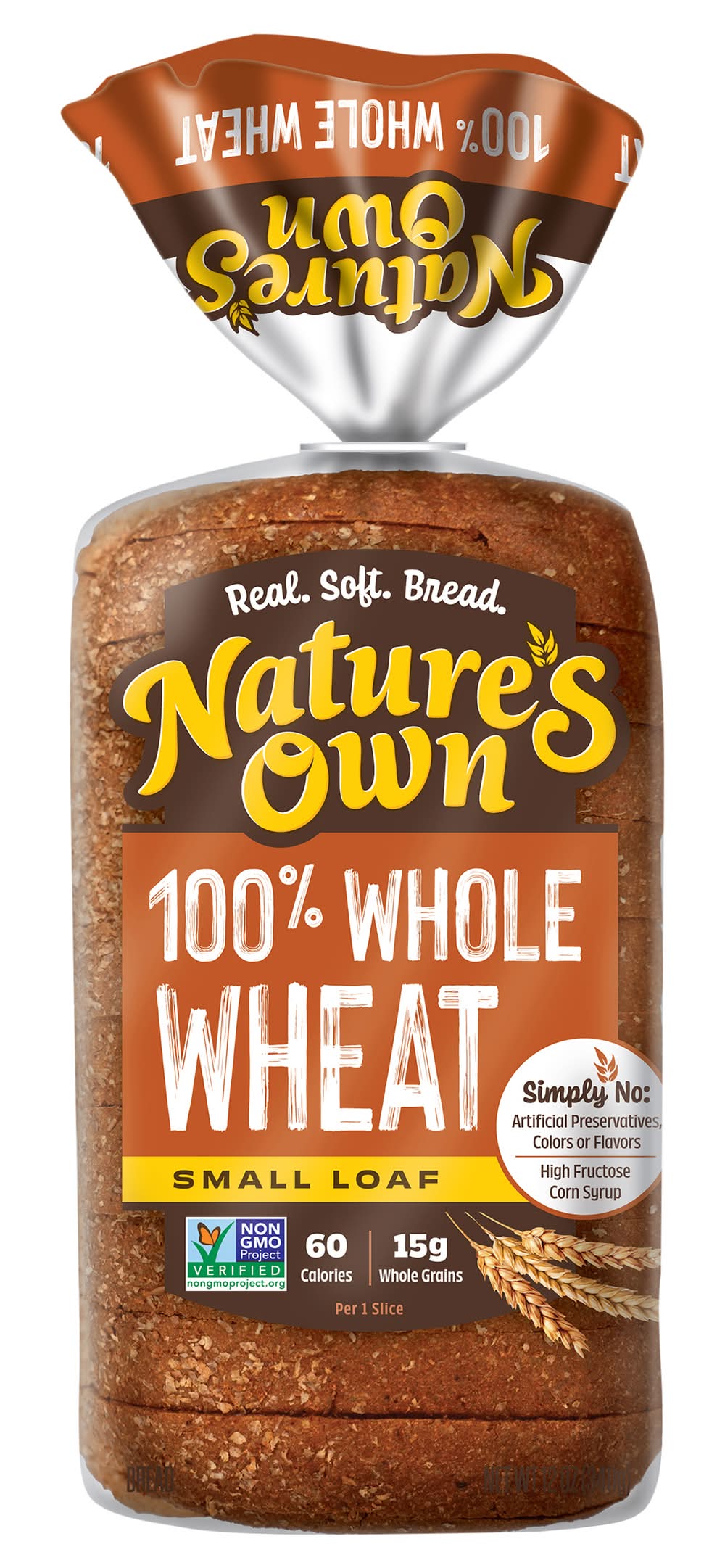 Nature's Own 100% Whole Wheat Bread Small Loaf (12 oz)