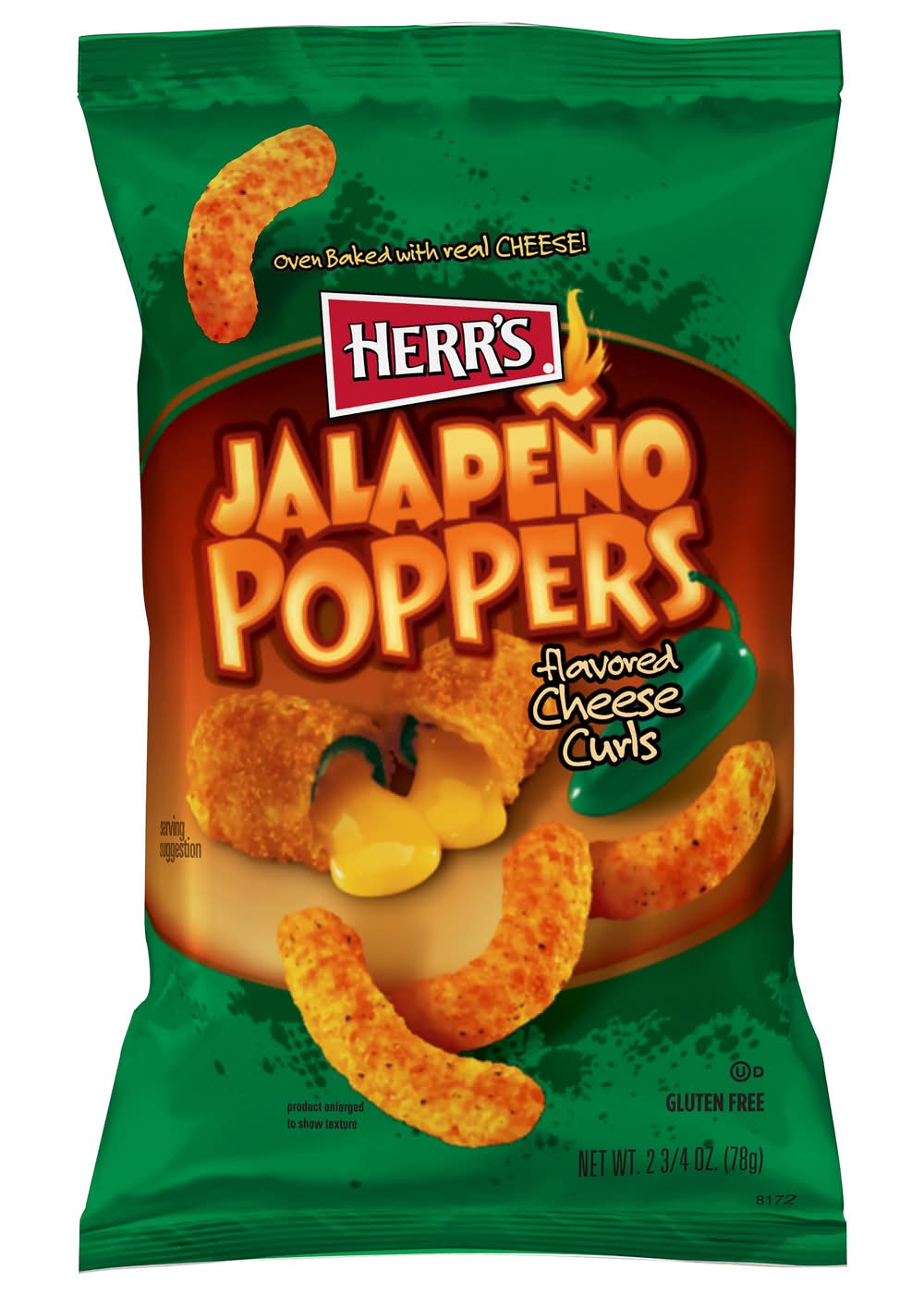 Herr's Jalapeno Poppers Cheese Curls (2.75 oz)