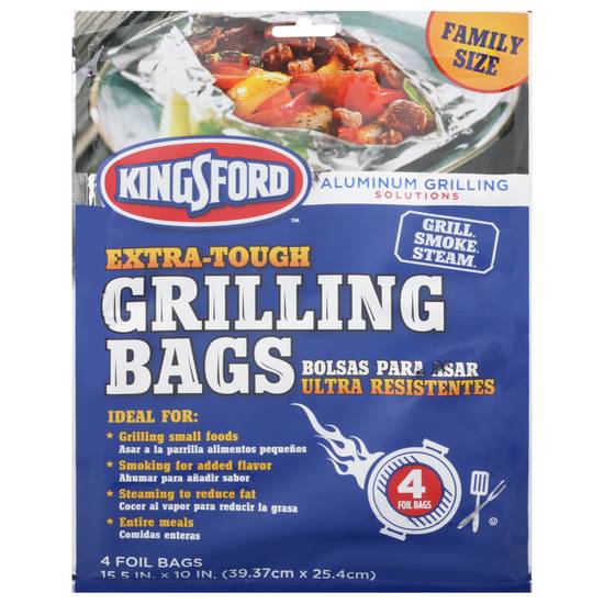 Kingsford Family Size Extra-Tough Grlling Bags (4 ct)