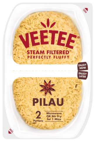 Veetee Heat & Eat Pilau Rice Pots (2 pack)