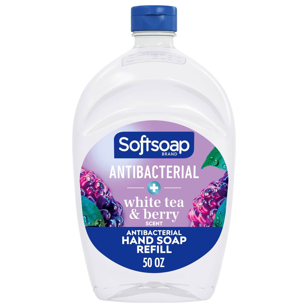 Softsoap Antibacterial Hand Soap White Tea & Berry Fusion (50 fl oz)