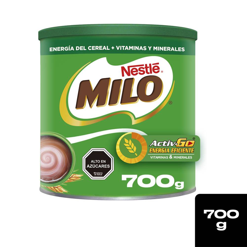 Milo saborizante para leche sabor chocolate (tarro 700 g)