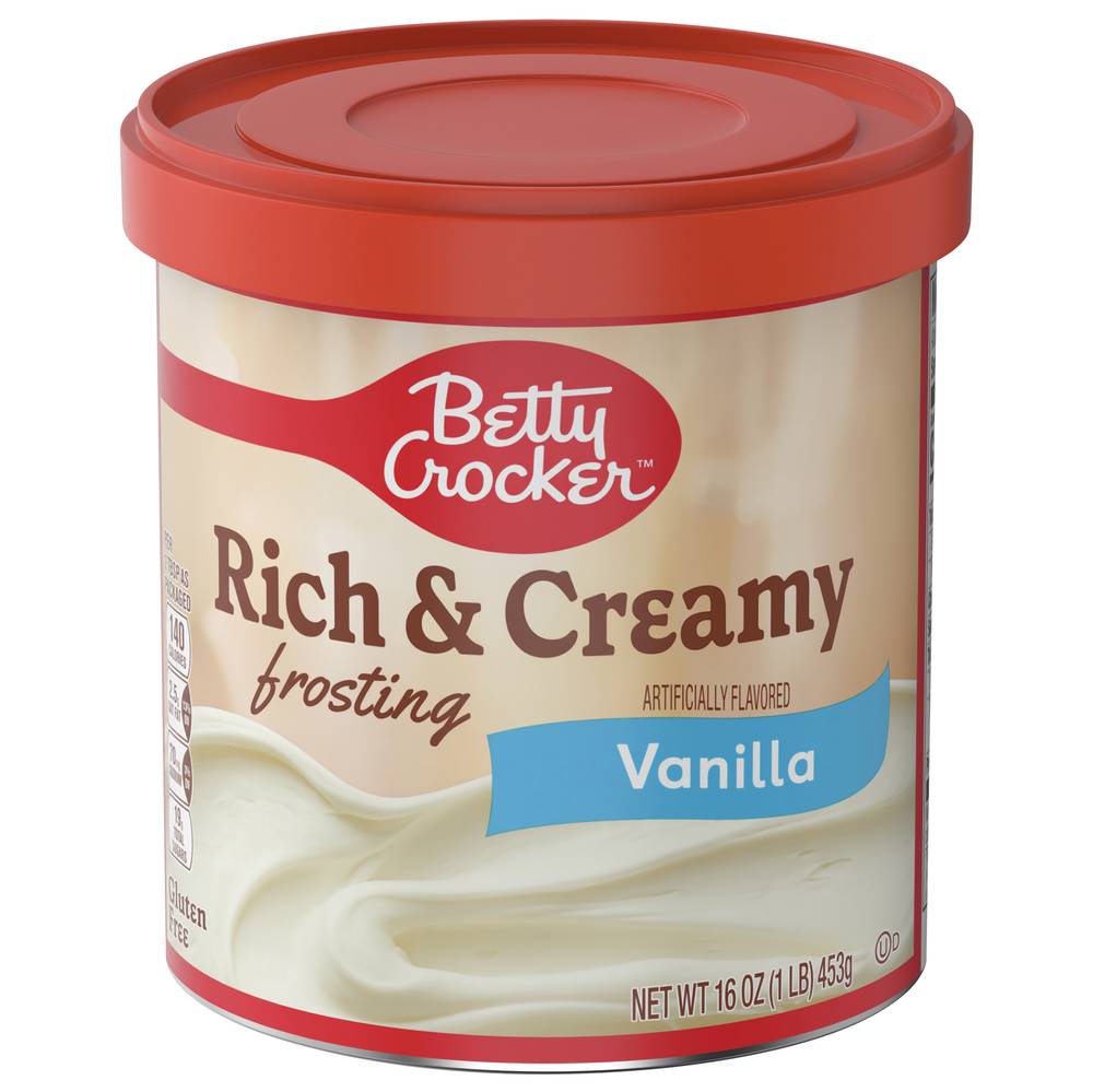 Betty Crocker Gluten Free Rich & Creamy Frosting (vanilla)