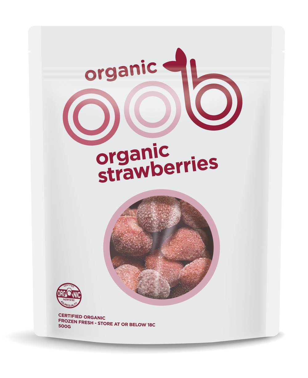 OOB ORGANIC Frozen Strawberries (500g)