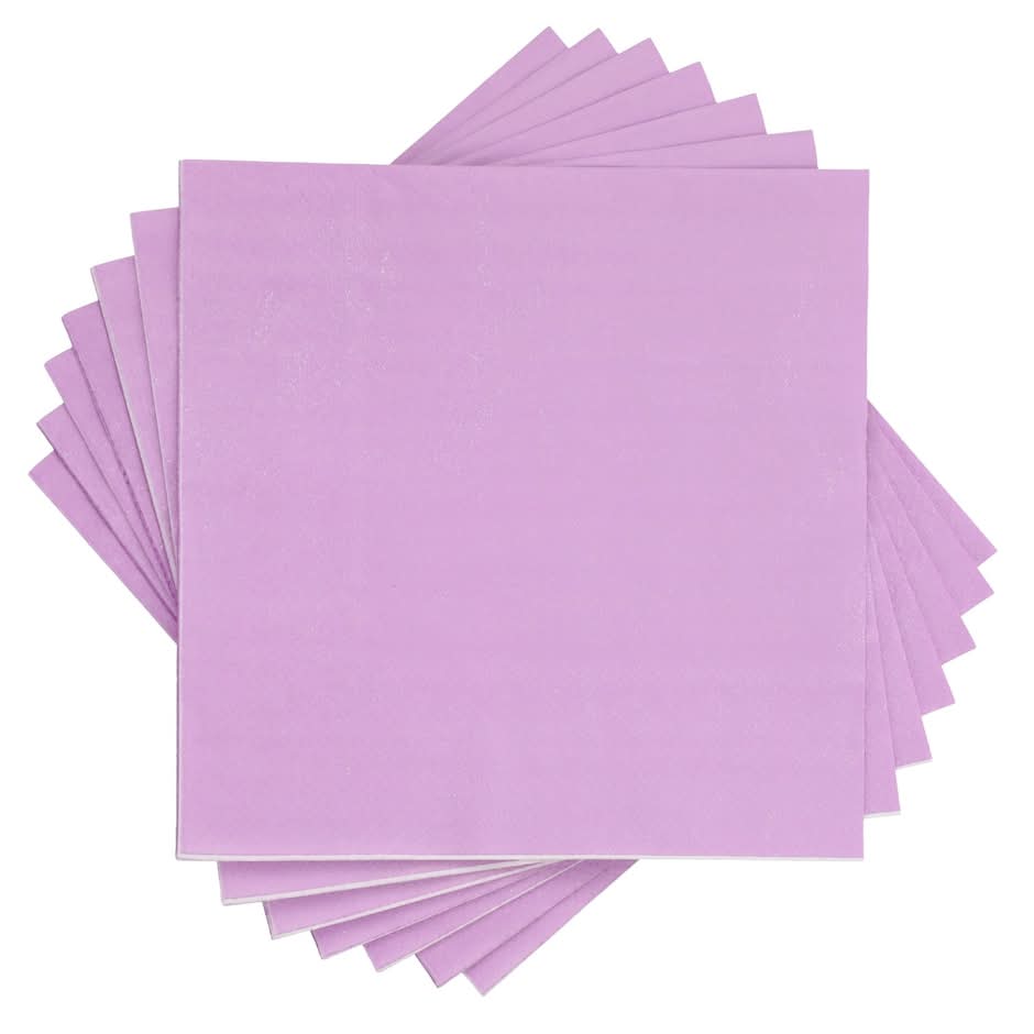 Light Purple Lunch Napkins, 30 ct.