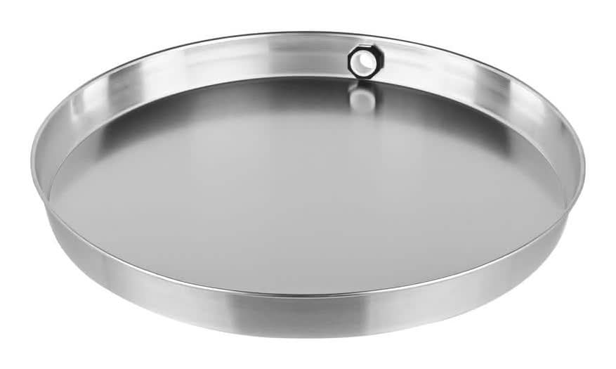 Everbilt 22 In. Aluminum Round Water Heater Drain Pan With Pvc Fitting