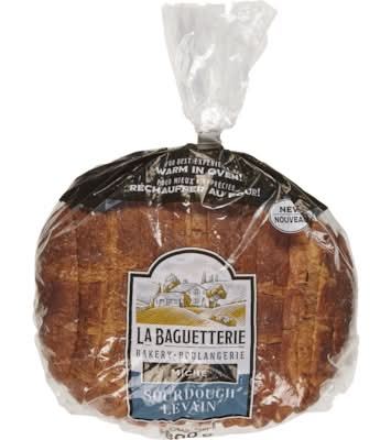La baguetterie miche au levain tranché - sliced sourdough miche