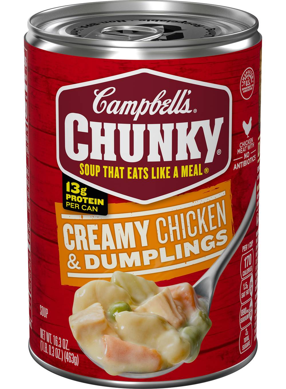 Campbell's Chunky Creamy Chicken & Dumplings Soup (16.3 oz)