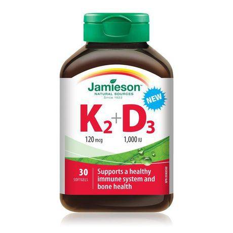 Jamieson Vitamin K2 120 Mcg + D3 1000 Iu (90 g)