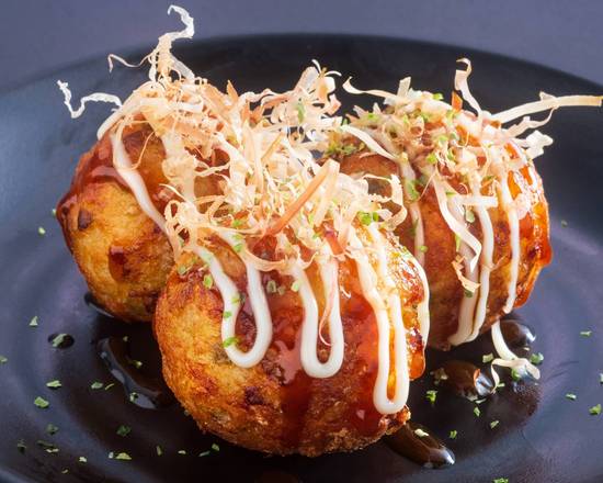 Takoyaki (3 pcs) - Plain | Postmates