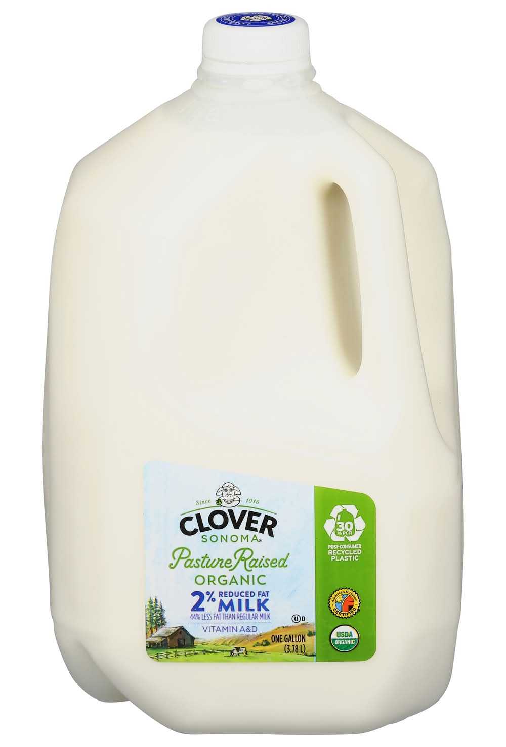 Clover Organic Sonoma 2% Reduced Fat Milk (1 gal)