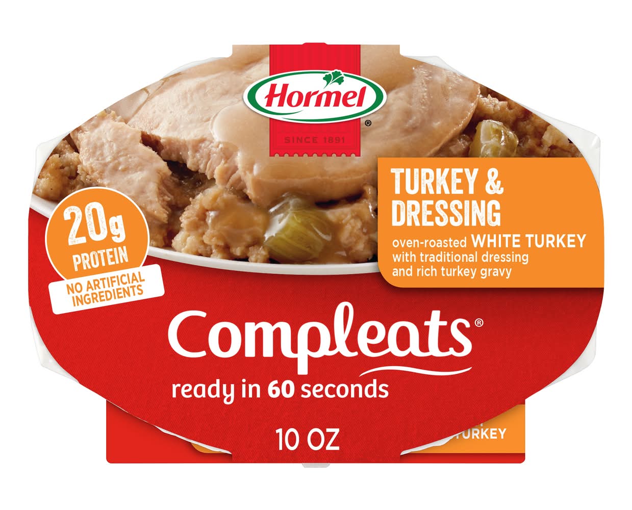 Hormel Compleats Turkey and Dressing With Gravy (10 oz)