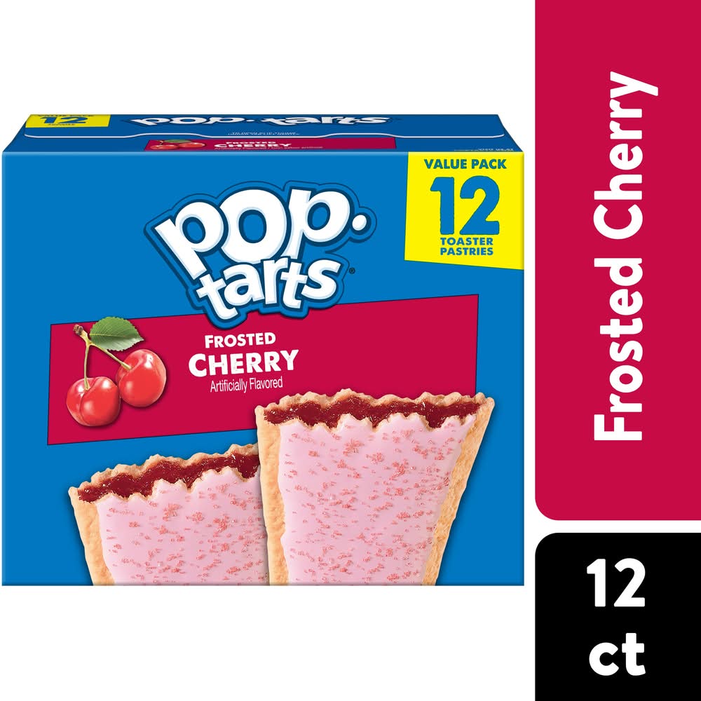 Pop-Tarts Toaster Pastries, Frosted Cherry (20.3 oz, 12 ct)