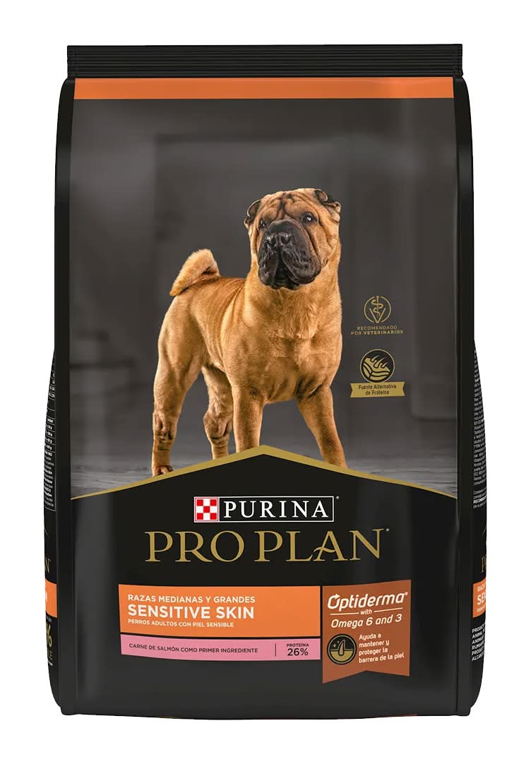 PROPLAN ADULTO SENSITIVE SKIN RZA MED 13KG