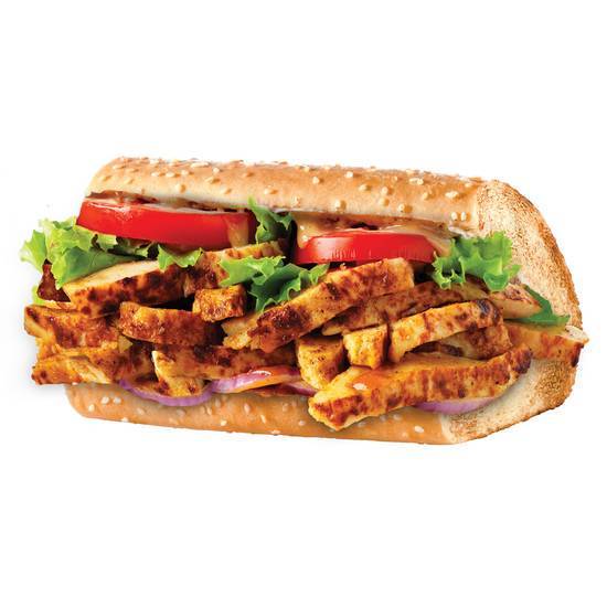 Sandwich au poulet, miel et bourbon / Honey Bourbon Chicken Sub