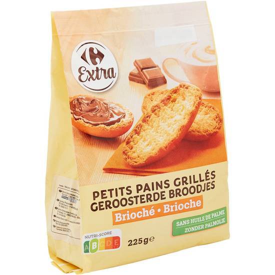 Carrefour Extra - Petits pains grillés briochés