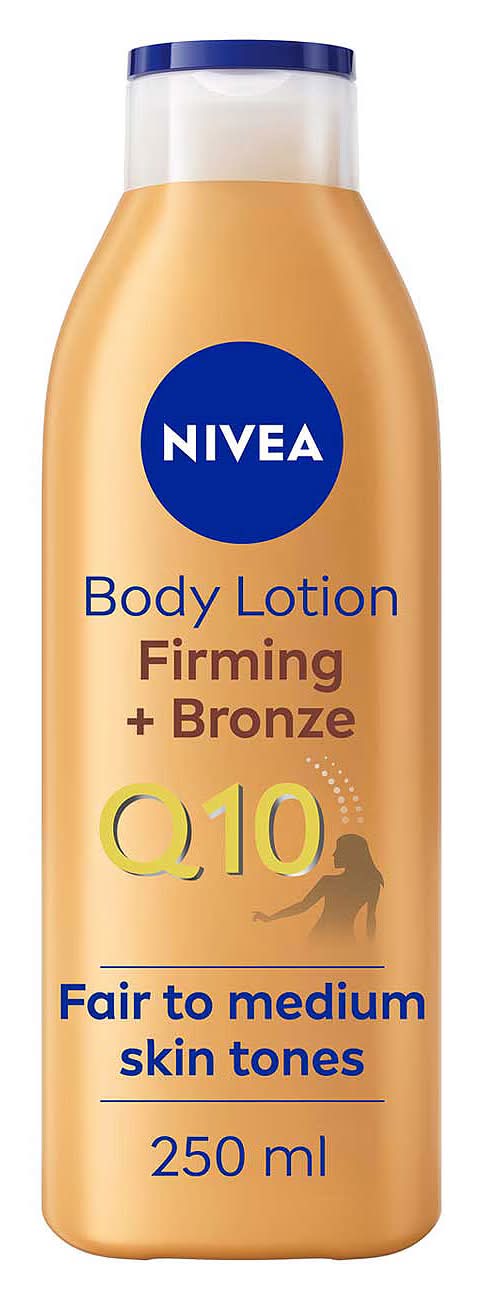 NIVEA Q10 Firming + Bronzing Gradual Tan Body Lotion Fair to Medium 250ml