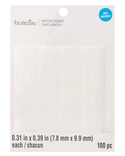 0.3" Adhesive Squares By Recollections