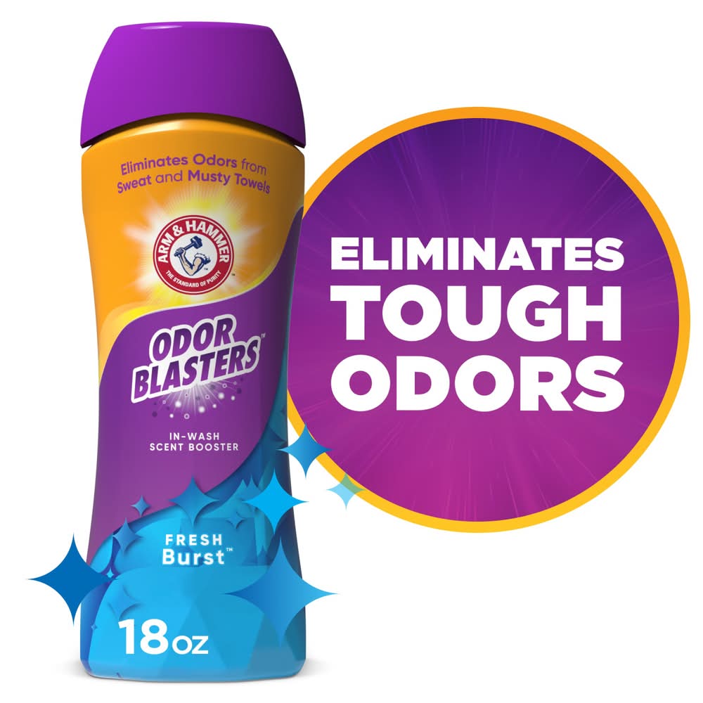 Arm & Hammer Odor Blasters Laundry Scent Booster, Fresh Burst (18 oz)