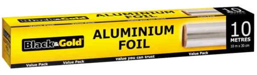 Black Gold Aluminum Foil, 10 m x 30 cm